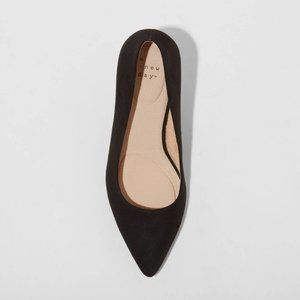 Gemma Microsuede Pointed Toe Heels - A New Day